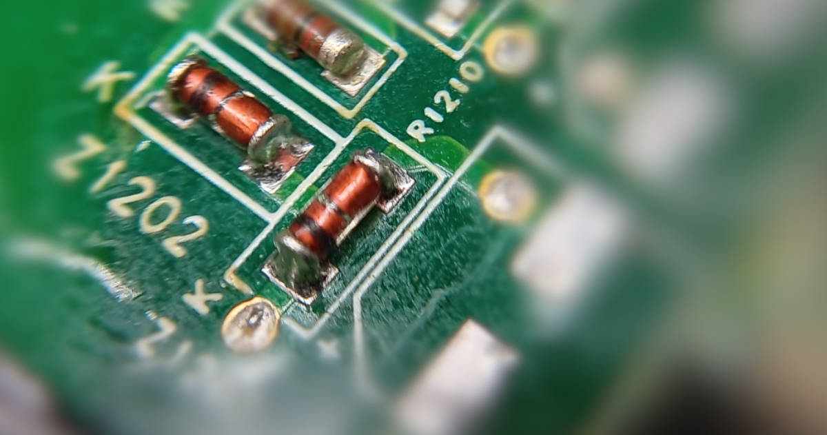 Parker Inverter Board with newly soldered diodes