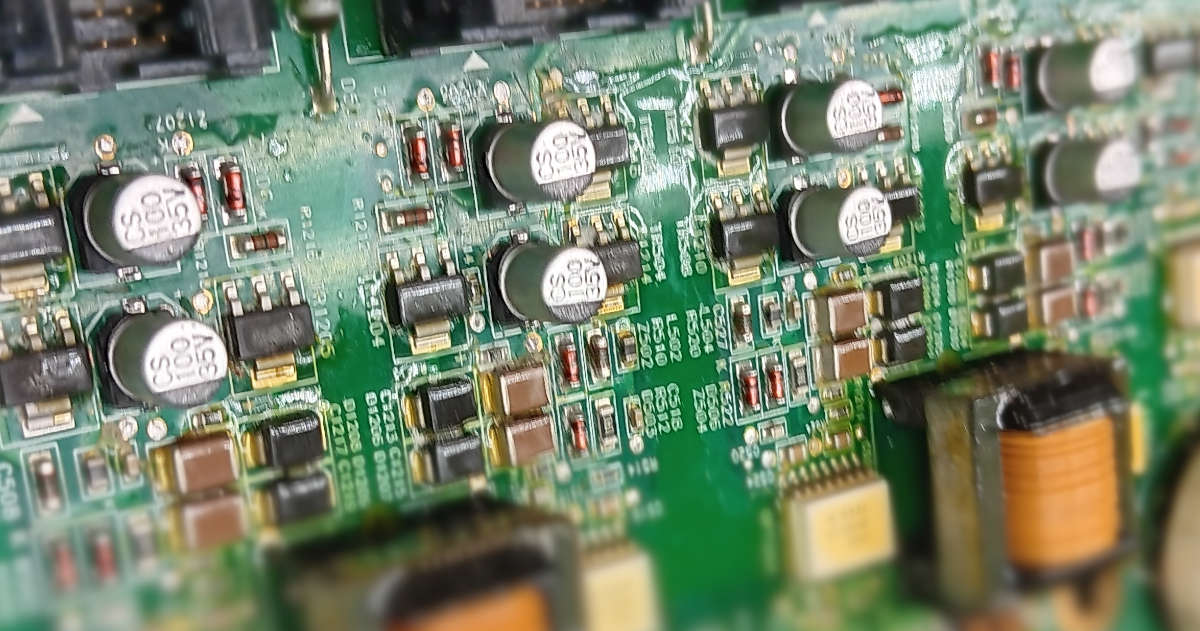 Parker Inverter Board with new capacitors and diodes