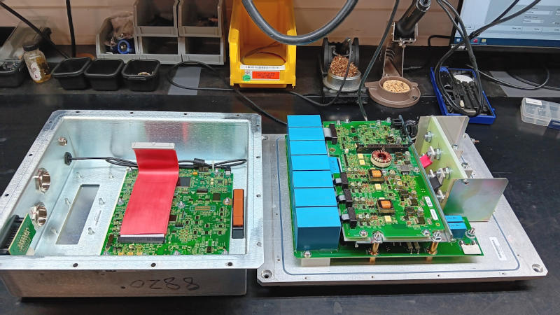 parker mb2 motor controller inverter opened