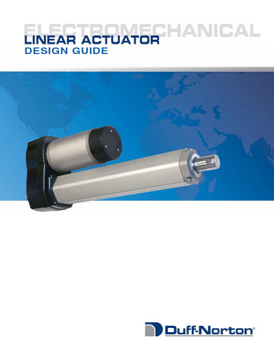 Duff-Norton linear actuator catalog cover