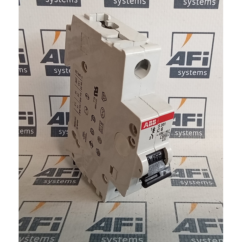 Asea Brown Boveri S201-C6 Circuit Breaker 6 Amp