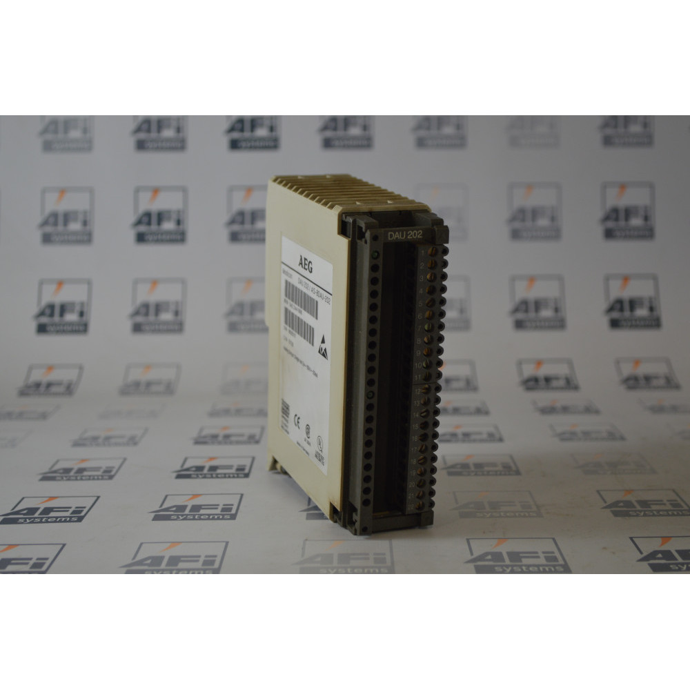 AEG - Modicon 202 AS-BDAU-202 OUTPUT MODULE ANALOG 2PT 10/20MA