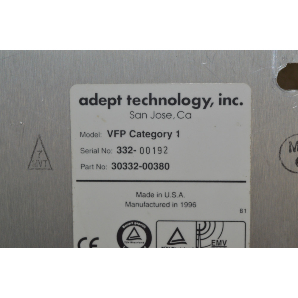 ADEPT TECH 30332-00380 CONTROL PANEL