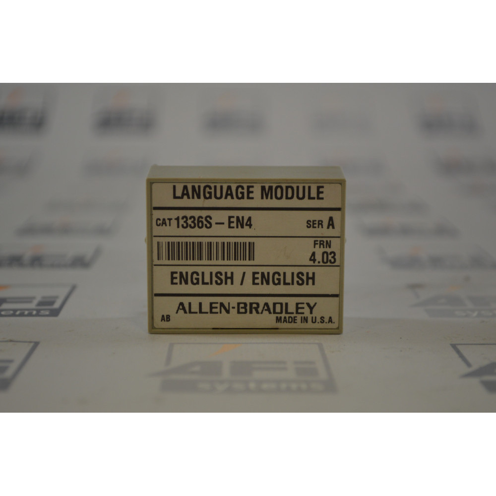 Allen-Bradley 1336S-EN4 SER A LANGUAGE MODULE