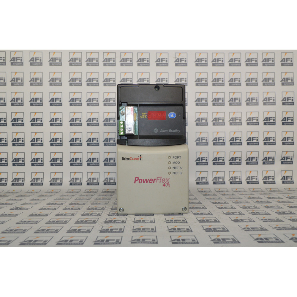 Allen-Bradley 22D-D2P3N104 DRIVE 1HP .75KW 2.3AMP 480VAC 3PHASE POWERFLEX4