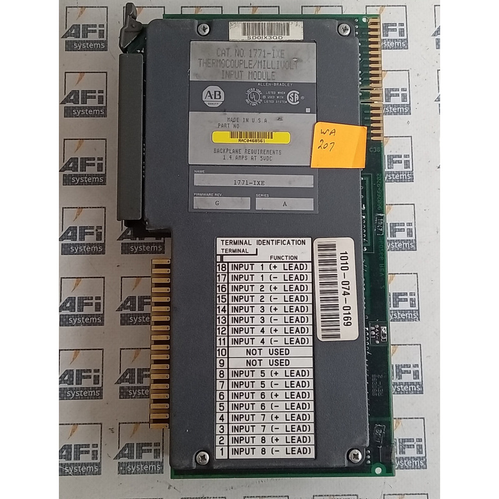 Allen-Bradley 1771-IXE-SERIES-A-REV-G Thermocouple / Millivolt Input Module