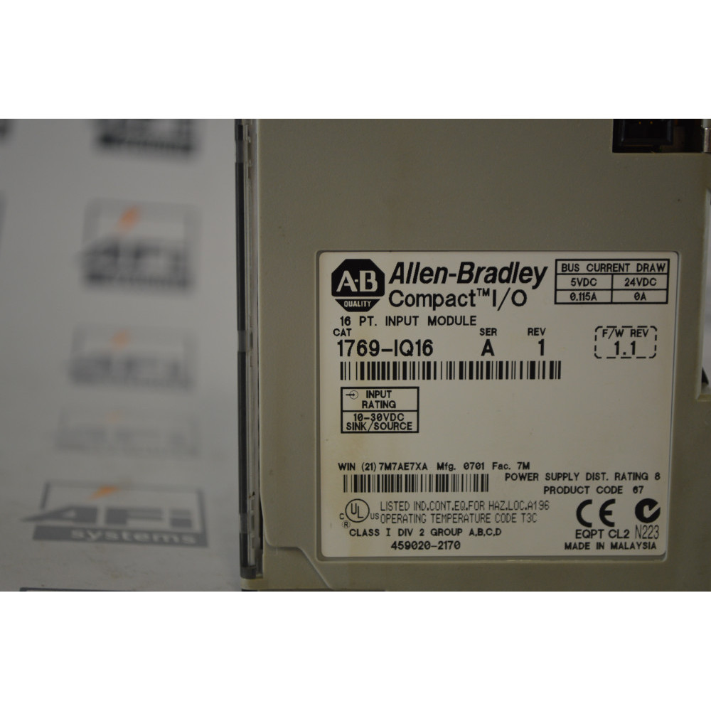 Allen Bradley 1769-IQ16 Digital Input Module