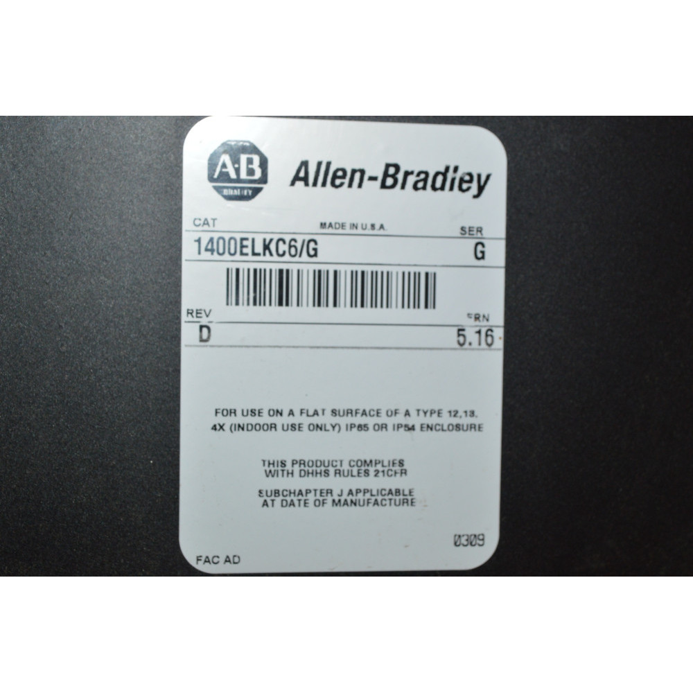 Allen Bradley Panelview 1400ELKC6 Operator Interface Panel