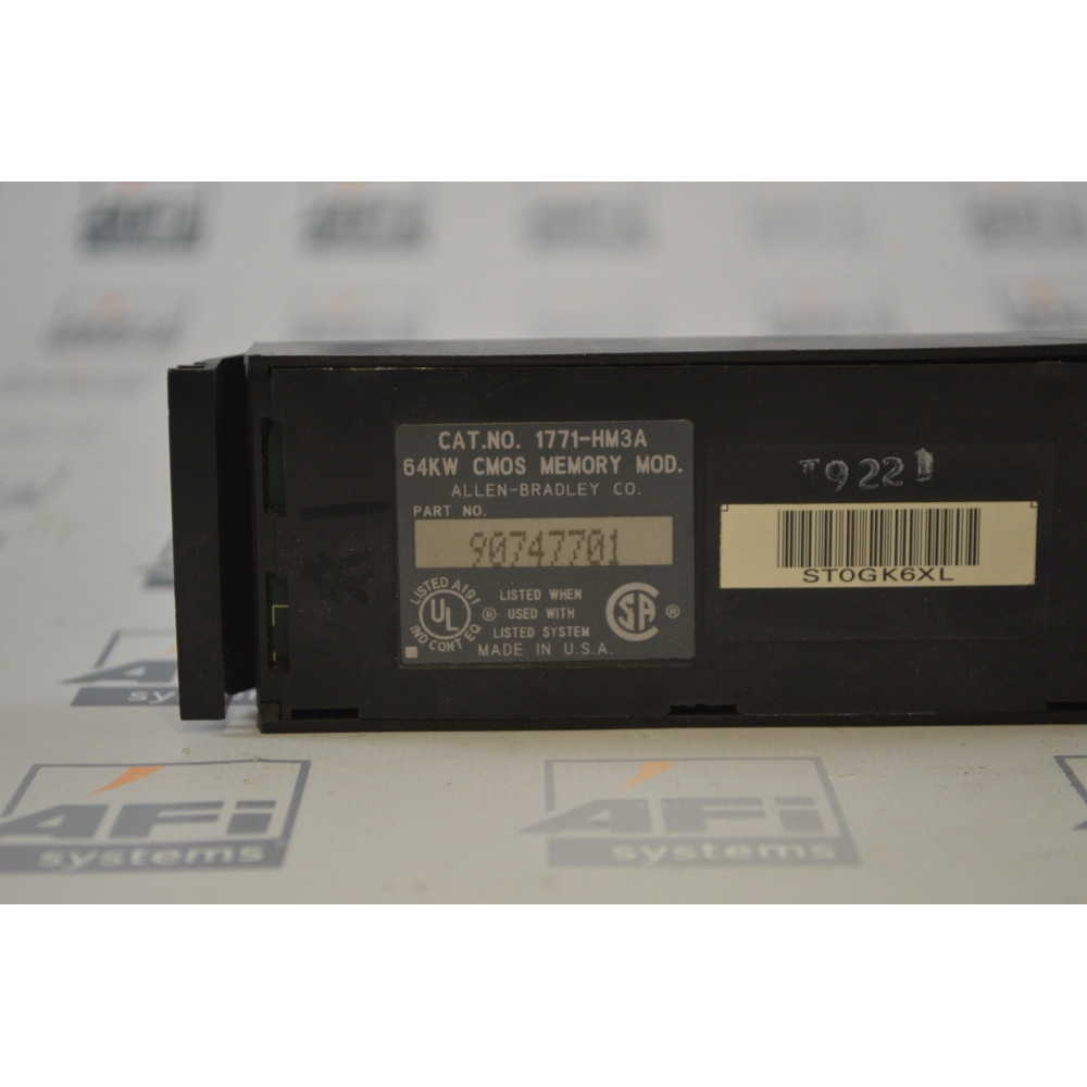 Allen-Bradley 1771-HM3A SPARE MEMORY CRTDG 64KW I