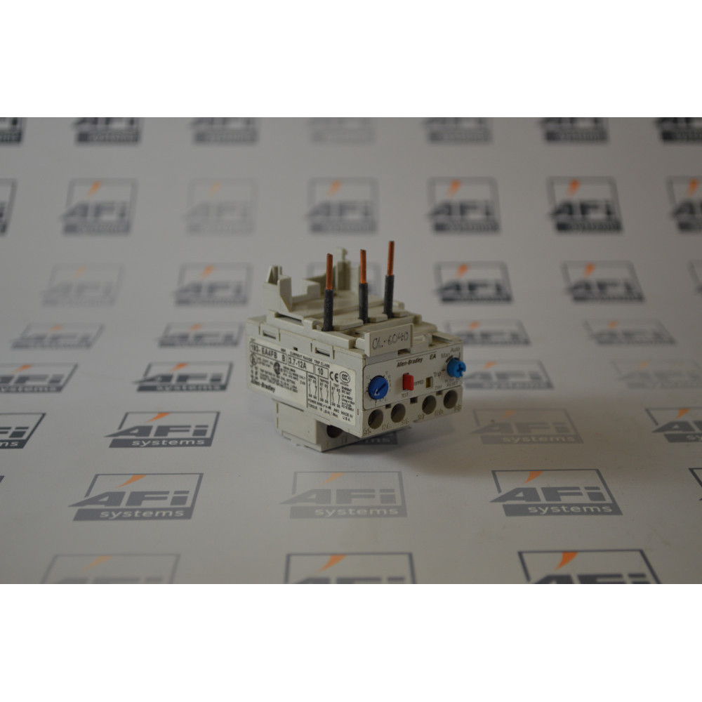 Allen-Bradley 193-EA4FB SER B SOLID STATE OVERLOAD RELAY AUTOMATIC / MANUAL RESET 3.7-12A