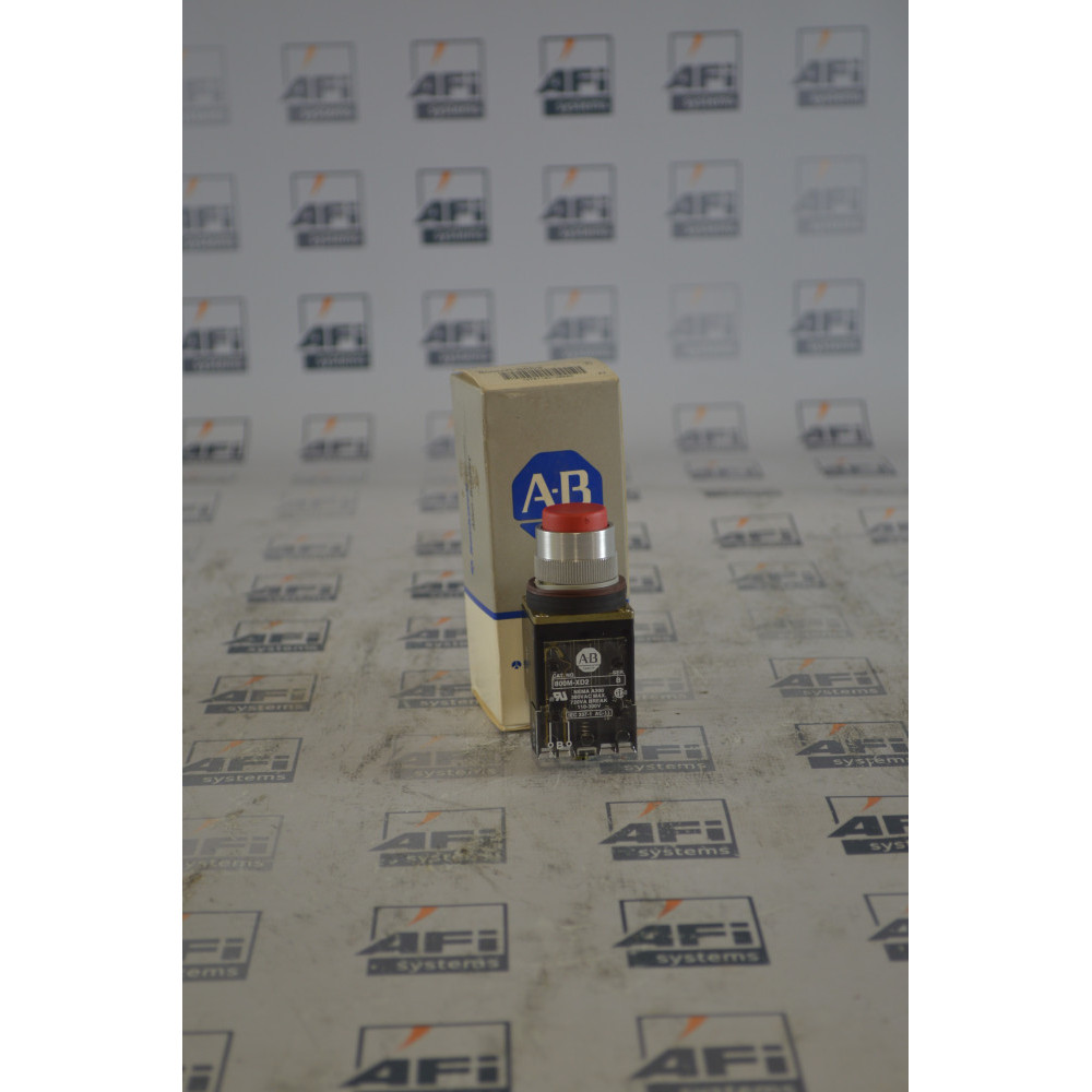 Allen-Bradley 800MR-B6D2 PUSH BUTTON MOMENTARY EXTENDED HEAD NON-ILLUMINATED