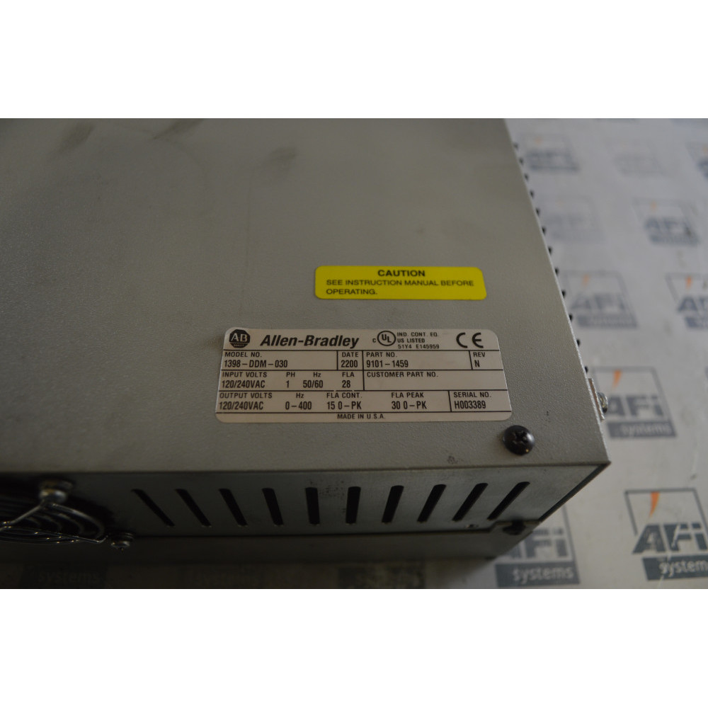 ALLEN  BRADLEY 1398-DDM-030 Universal Digital Servo Drive