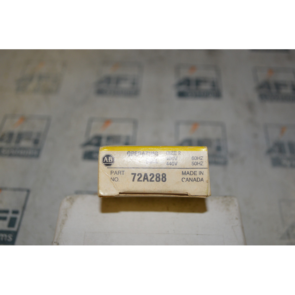 Allen Bradley 72A288 Coil  Size 2  ser. K 2-3-4 Pole