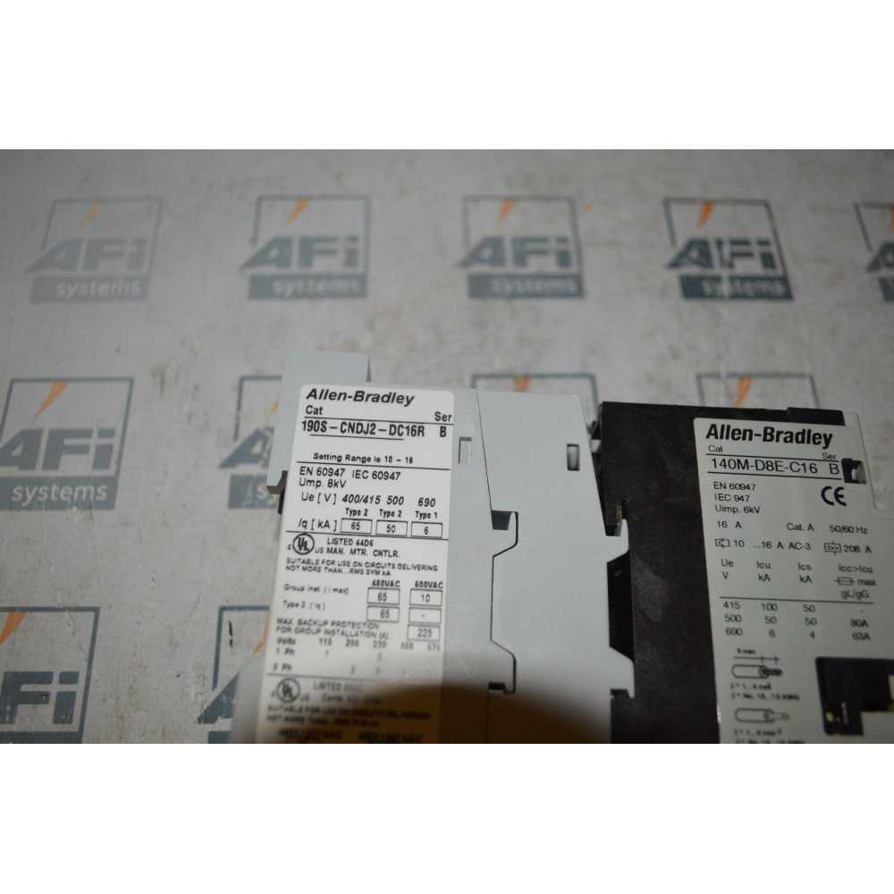 ALLEN  BRADLEY 190S-CNDJ2-DC16R SER B MCS COMPACT STARTER