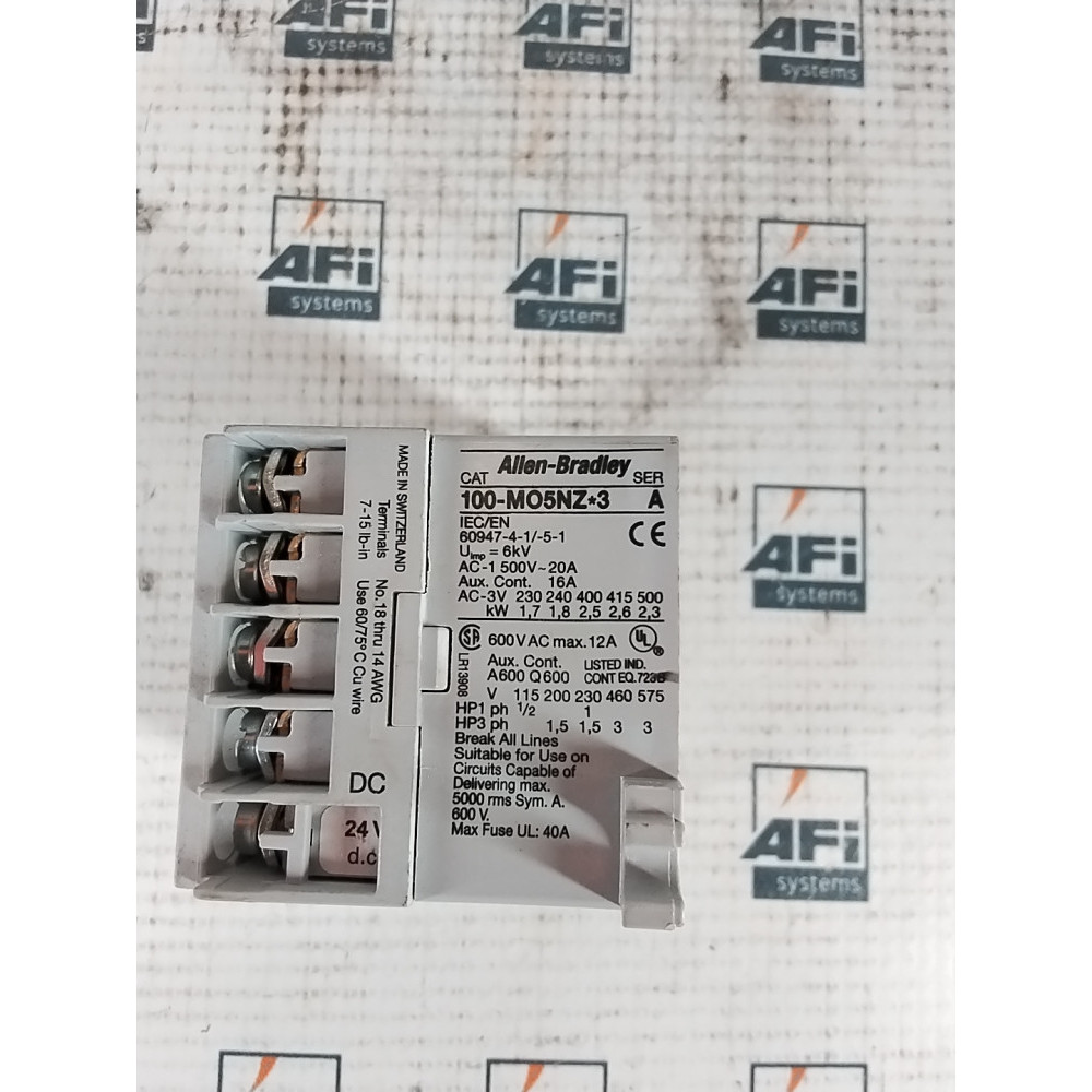 ALLEN BRADLEY 100-MO5NZ-3 CONTACTOR
