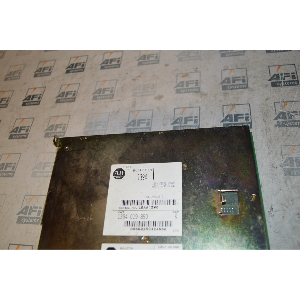 ALLEN BRADLEY 1394-019-890 TURBO FINAL BOARD ASSY W/ AXISLINK