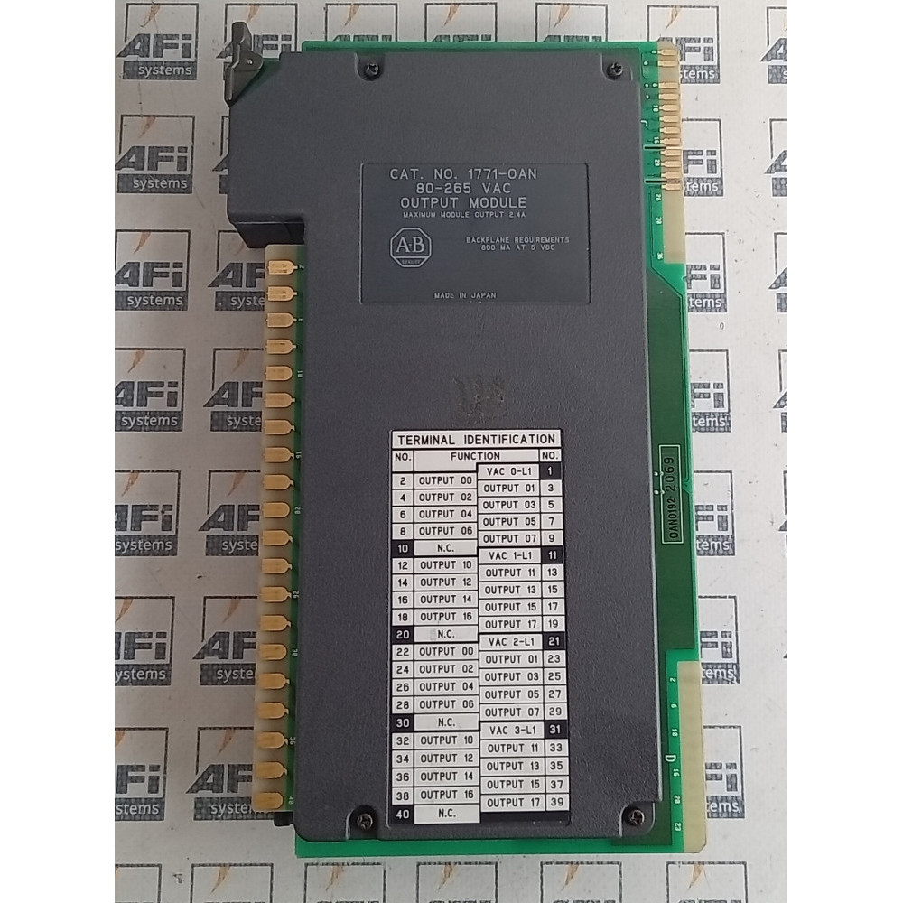 Allen Bradley 1771-OAN Digital Output Module