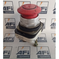 Allen-Bradley 800T-FXA5 Mushroom Head Pushbutton 30.5mm 2-Position Red Cap