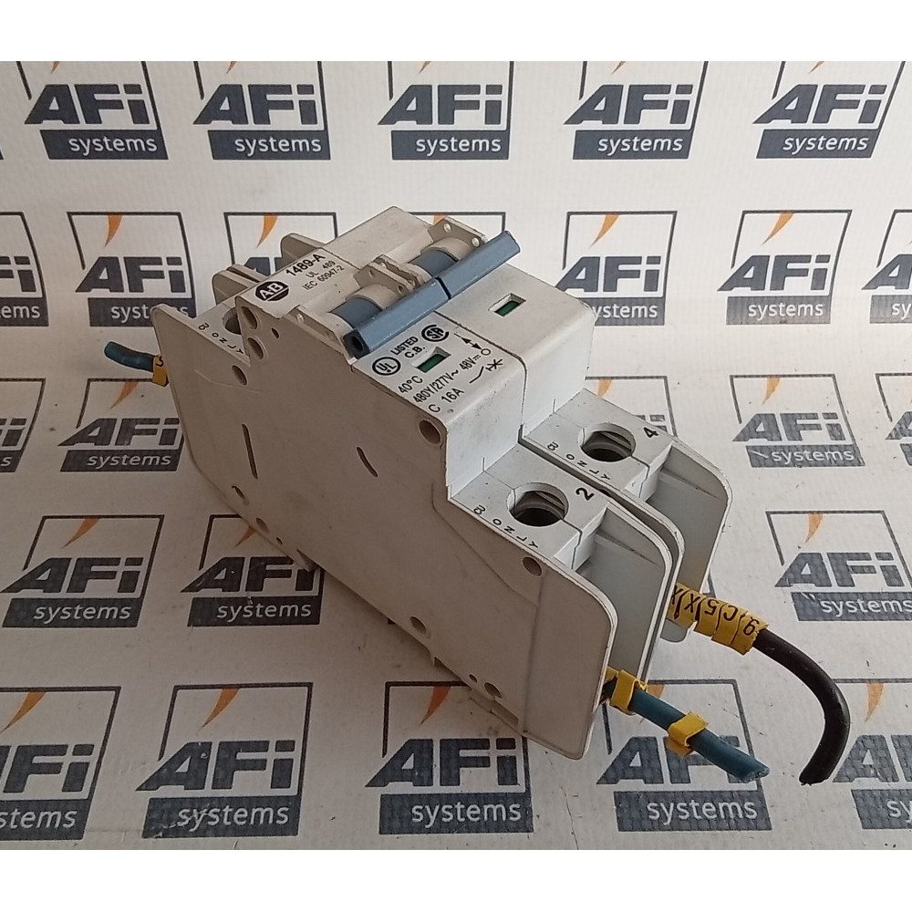 Allen-Bradley 1489-A2C160 Current Limiting Circuit Breaker 16Amp 480Y/277VAC