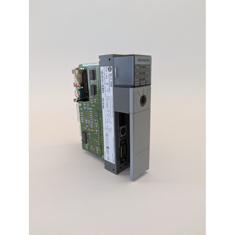 SLC5/04 Processor Module 32K Memory. 8192 I/O Capacity. Communications DH+, RS-232