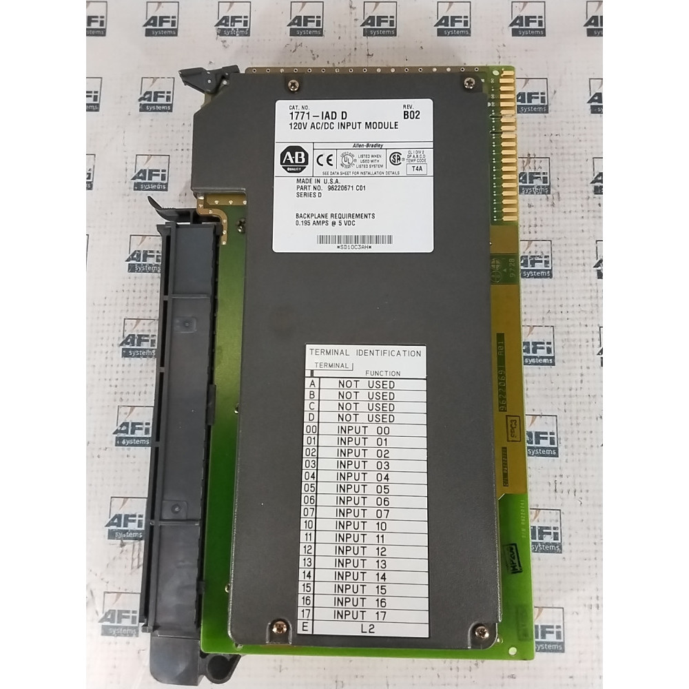 1771-IAD D Rev B02 Allen-Bradley