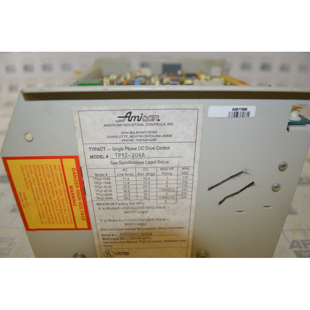 Amicon TPY2-304A 5HP Single Phase Drive