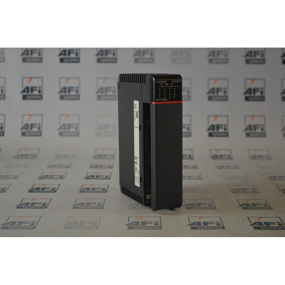 Automation Direct D4-16TD1 16-POINT 5-24 VDC CURRENT SINKING OUTPUT MODULE