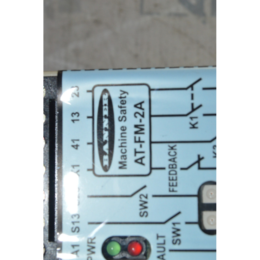 BANNER ENGINEERING AT-FM-2A SAFETY RELAY