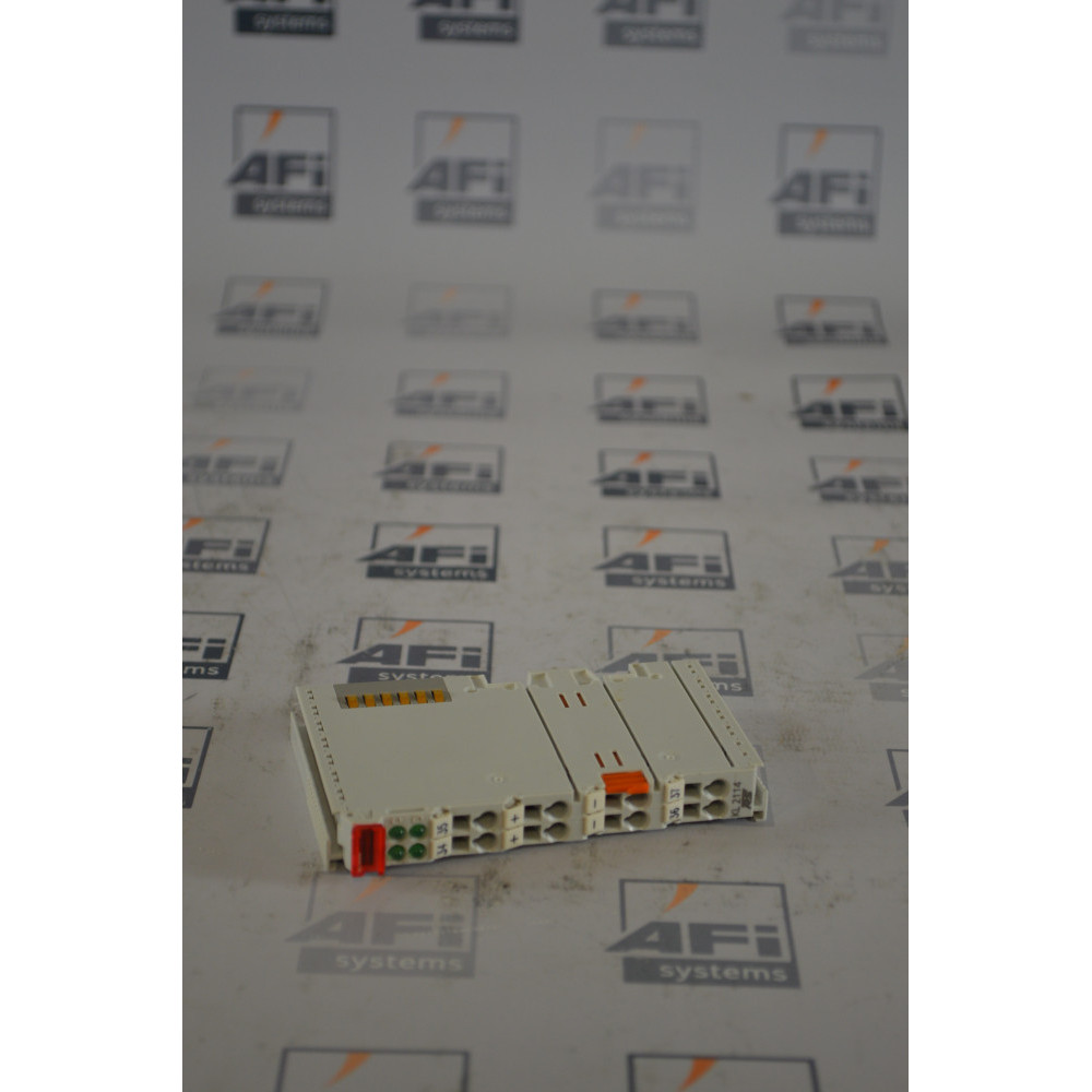 BECKHOFF KL2114 4-CHANNEL DIGITAL OUTPUT TERMINAL 24 V DC  0.5 A  2 OUTPUTS 3-WIRE SYSTEM  2 OUTPUTS 1-WIRE SYSTEM