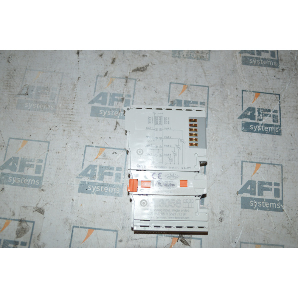 BECKHOFF EL3058 INPUT TERMINAL MODULE