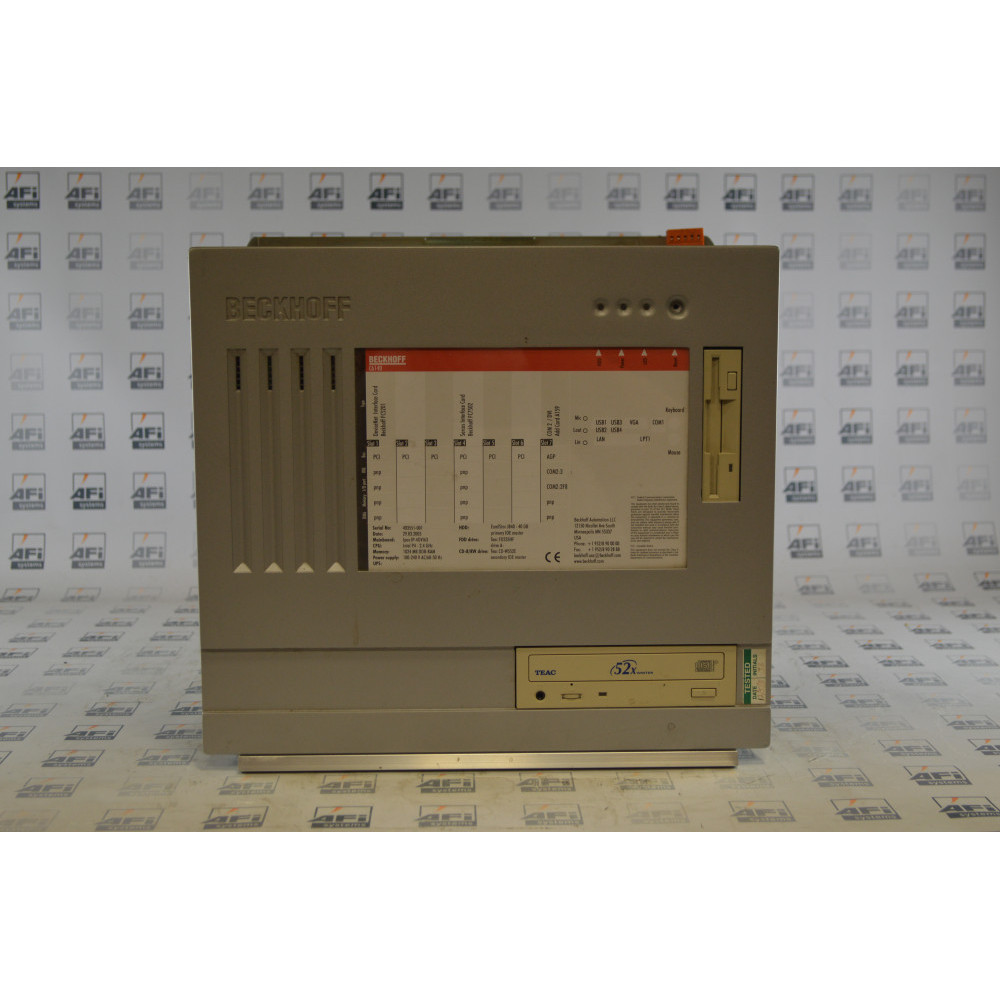 BECKHOFF C6140 CONTROL CABINET 24VDC 7SLOT