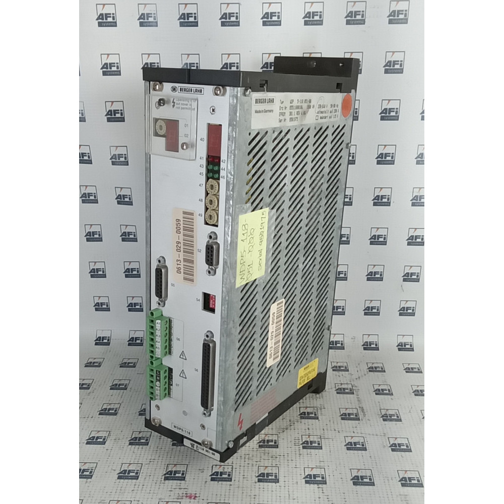 BERGER LAHR WDP5-118-051-00 SERVO DRIVE STEPPER MOTOR CONTROLLER 230-240V