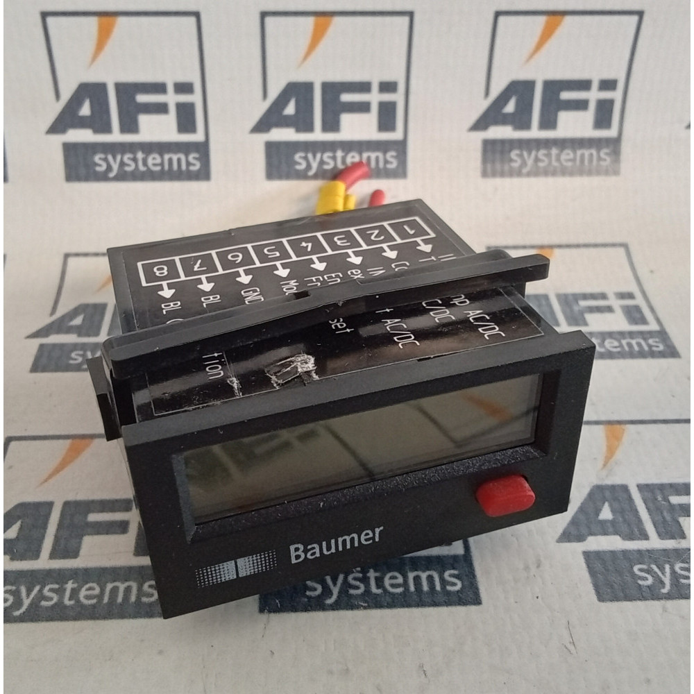 Baumer Electric ISI34.013AA01 Counter Module 7-Digit 10-260V AC/DC 50mA