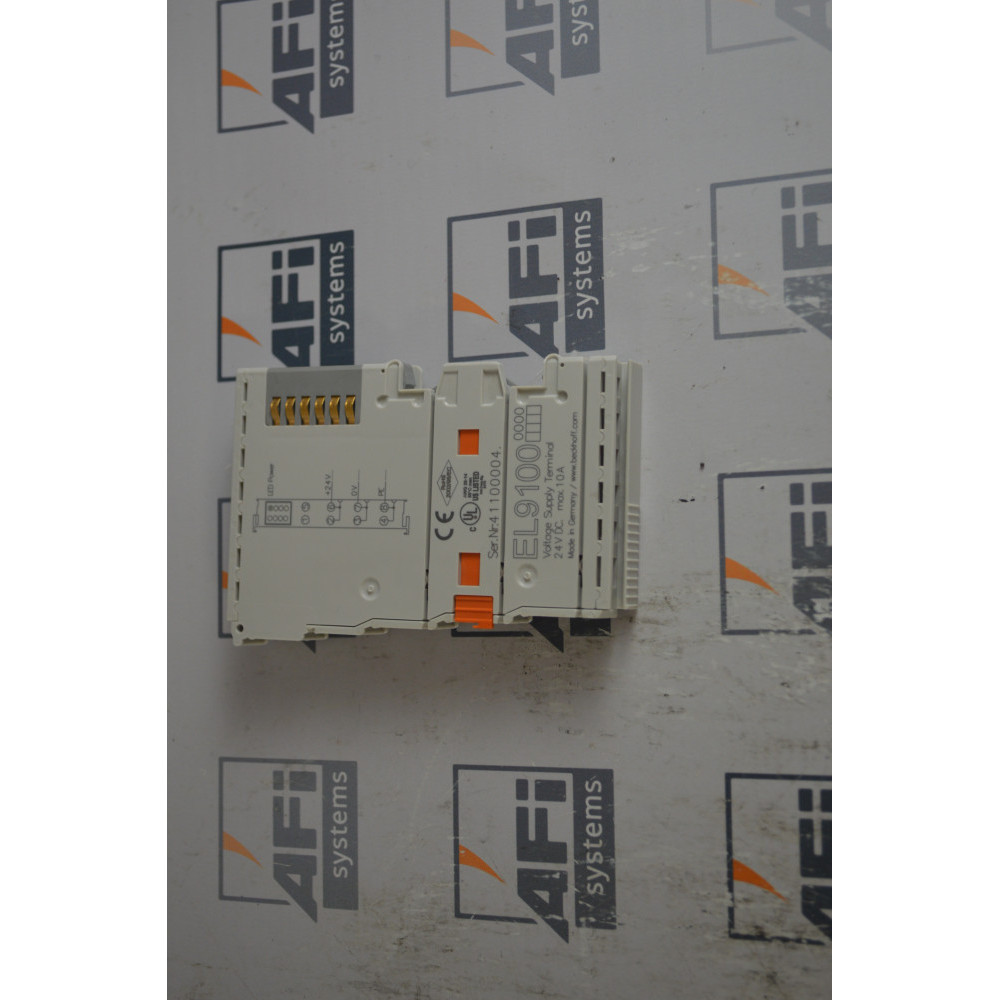 Beckhoff EL9100 Voltage Supply Terminal 24VDC 10A