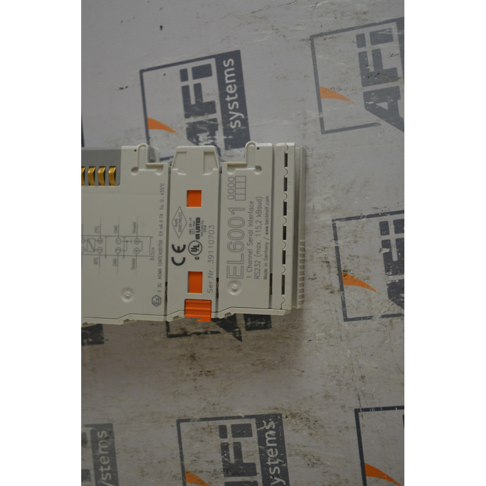 Beckhoff EL6001 RS232 Serial Interface 1 channel