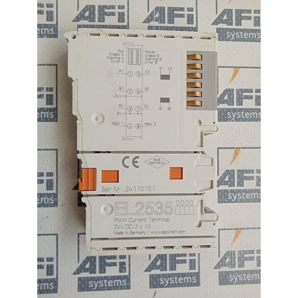 Beckhoff EL2535 2-Channel PWM Current Terminal