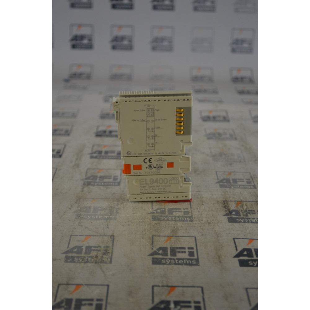 Beckhoff EL9400 Bus refreshing terminal for E-bus  2A E-bus power supply input 24VDC