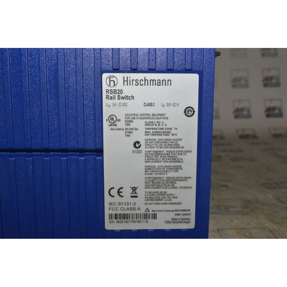 BELDEN HIRSCHMANN RSB20 RAIL SWITCH