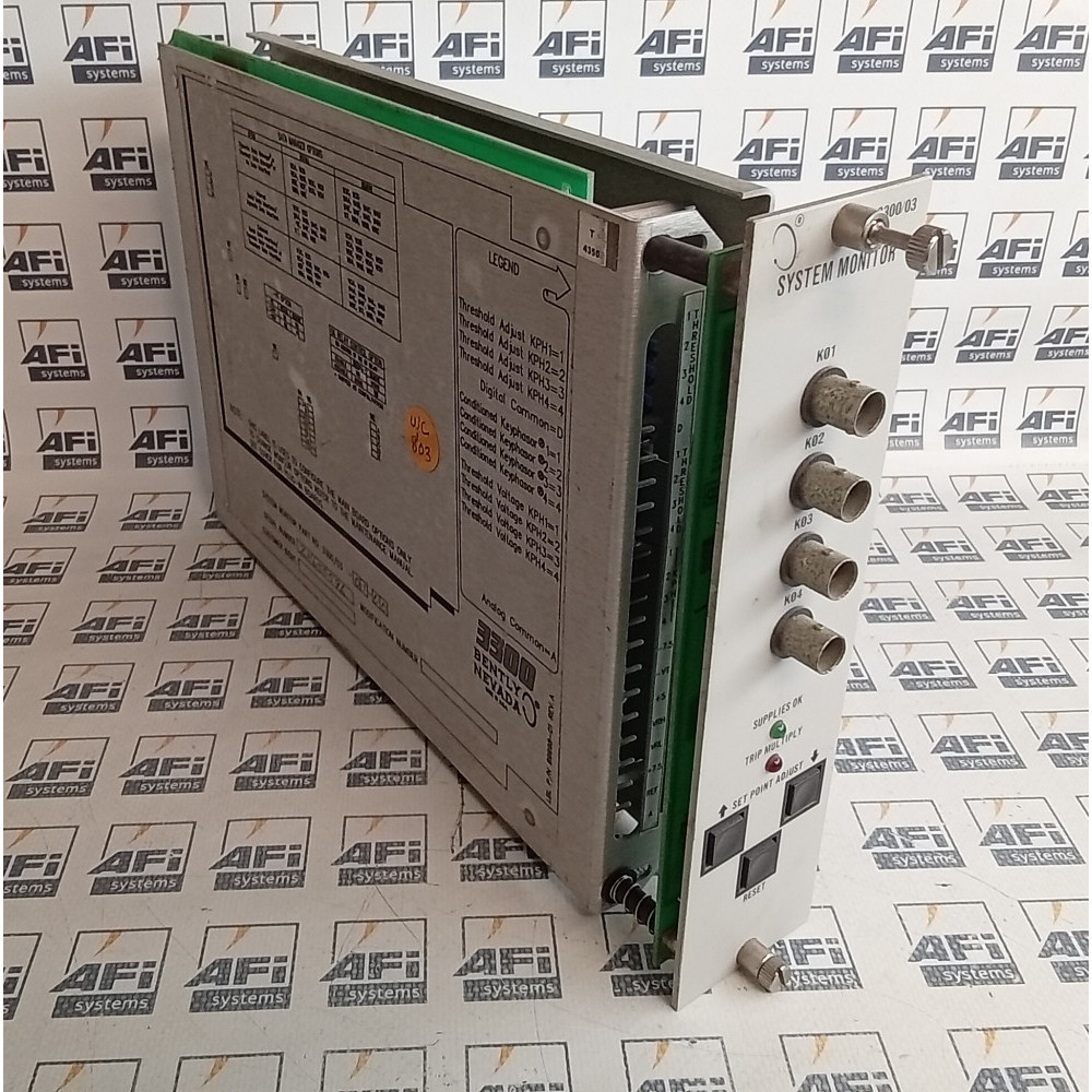 Bently Nevada 3300/03-01-00 System Monitor PLC