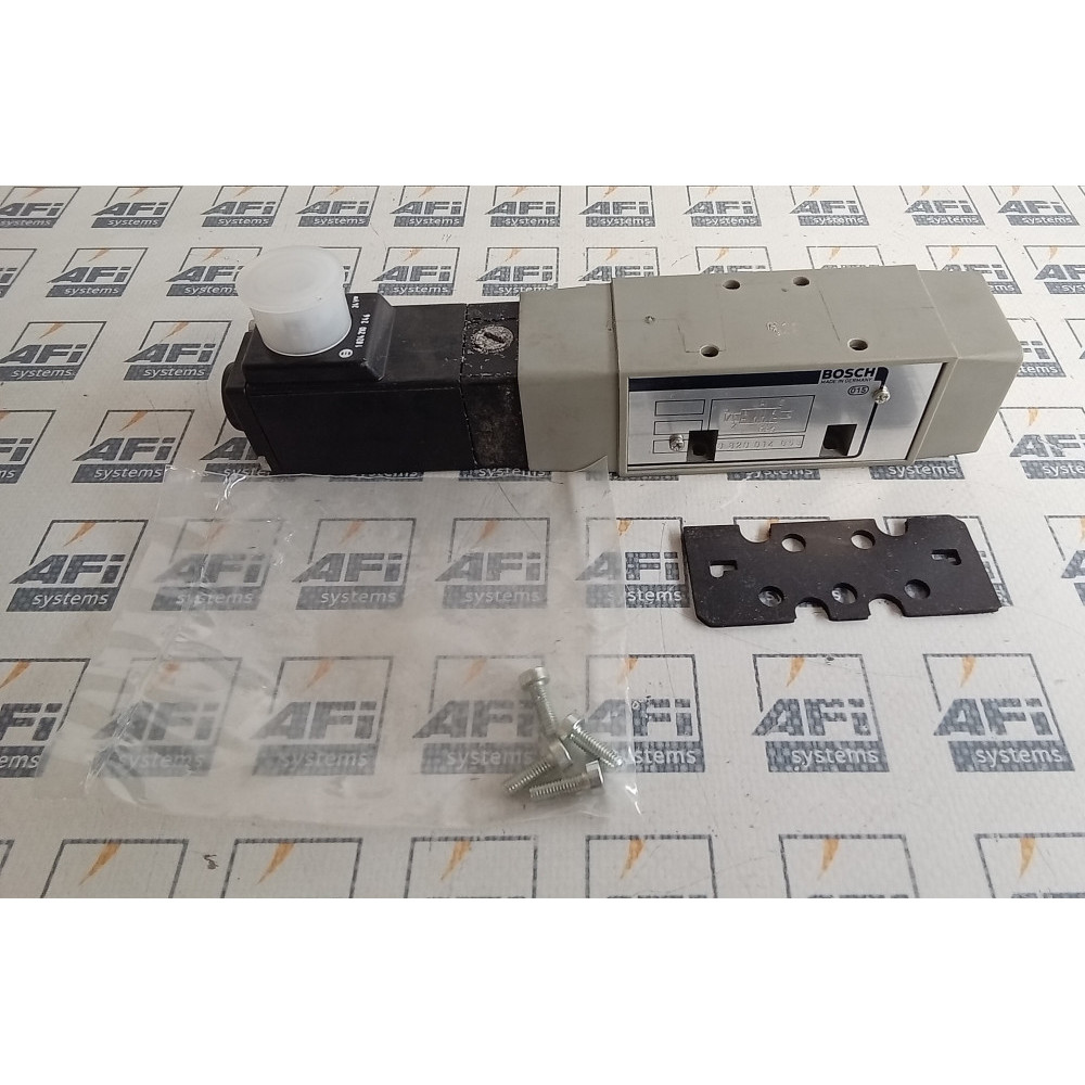 Bosch 0 820 014 053 Pneumatic Solenoid Distribution Valve w/ Coil 1827414004