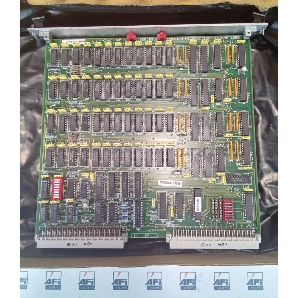 COMPUTER RECOGNITION 8805EC926 REV E QUAD RAM BOARD