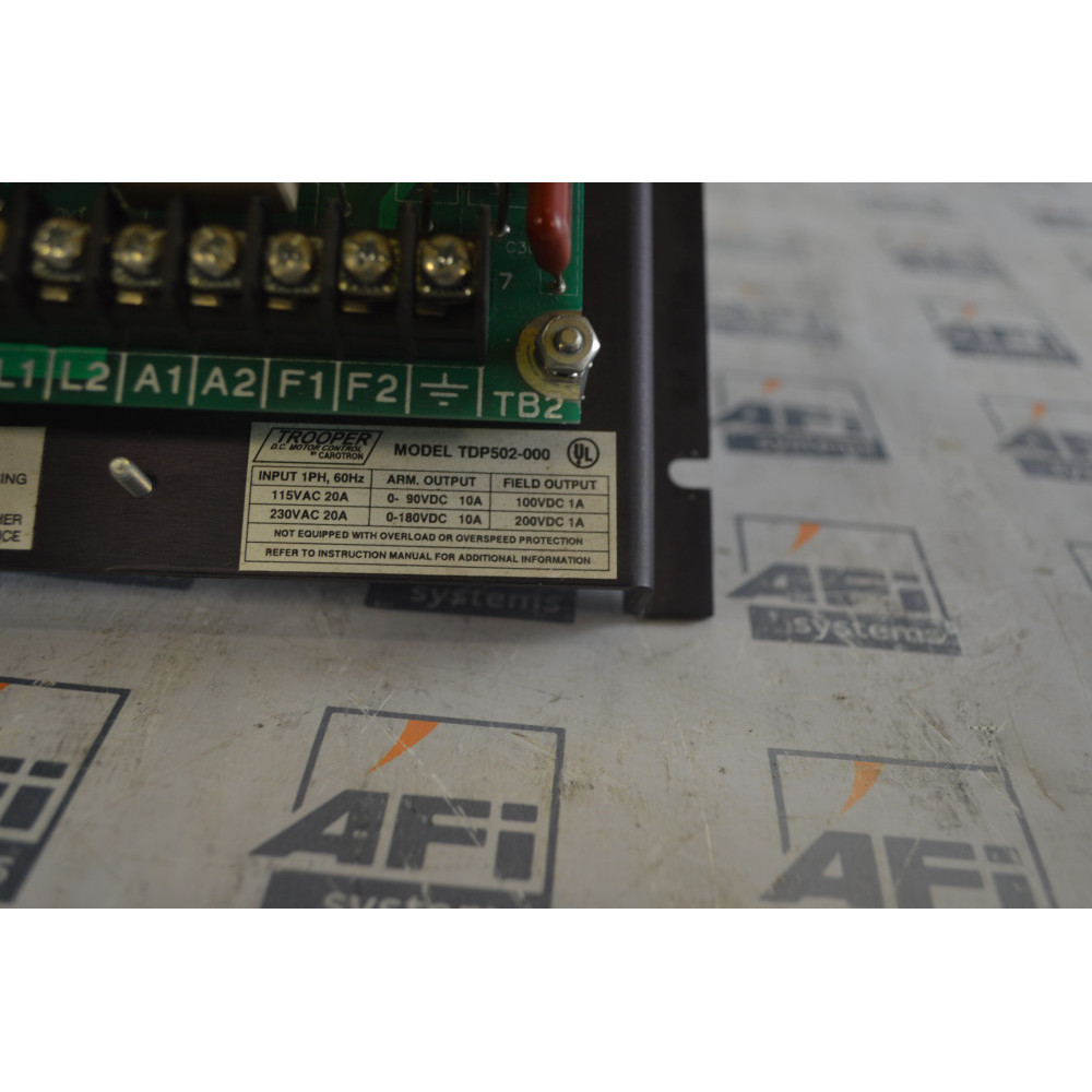 Carotron TDP-502-000 DC Drive Motor Control Board