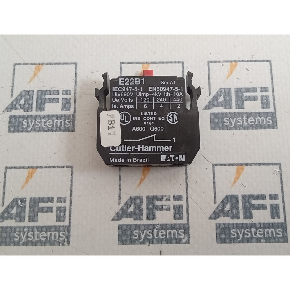 Cutler-Hammer E22B1 Contact Block / Terminal