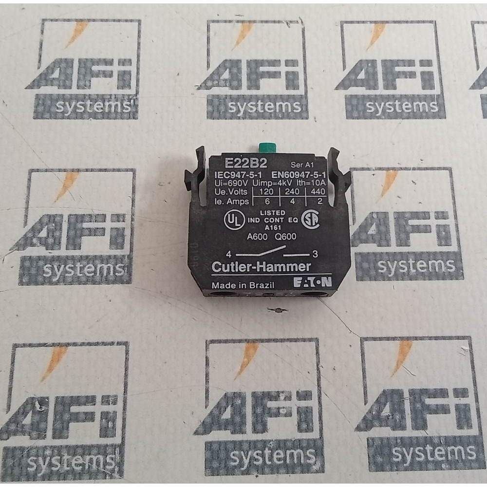 Cutler-Hammer E22B2 Contact Block