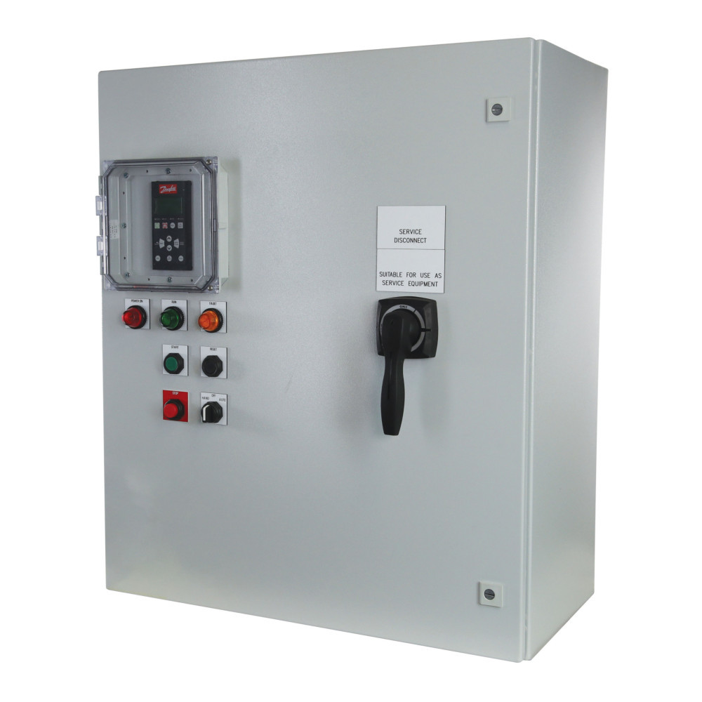 Danfoss 132H8444 Normal Duty Enclosed MCD600 Soft Starter; 3ph 480VAC; 300HP, 361A