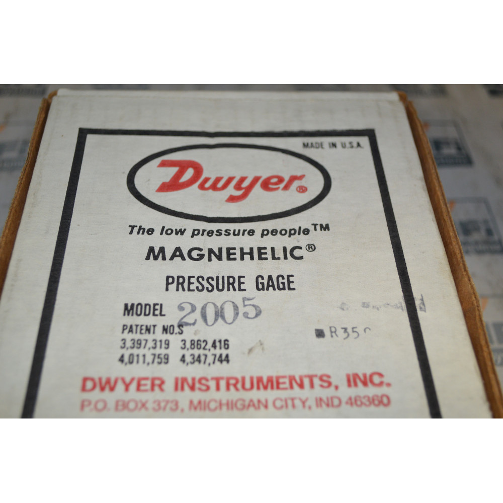 Dwyer Instruments 2005 MAGNAHELIC