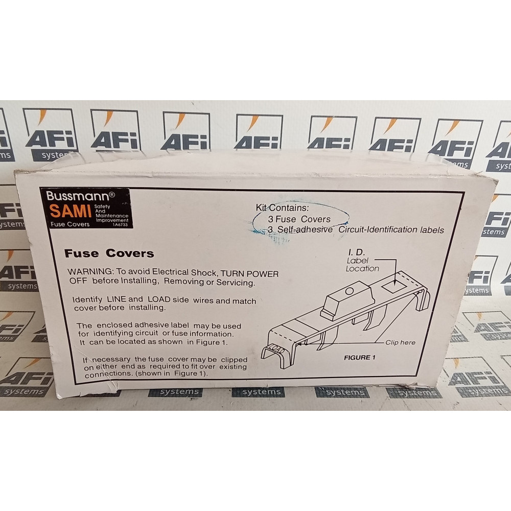 Eaton Corporation Bussmann SAMI-2I Indicating Fuse Cover 0-30Amp 600VAC