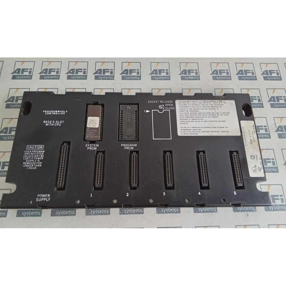 Fanuc IC693CPU311K Programmable Controller Base 5-Slot w/ CPU