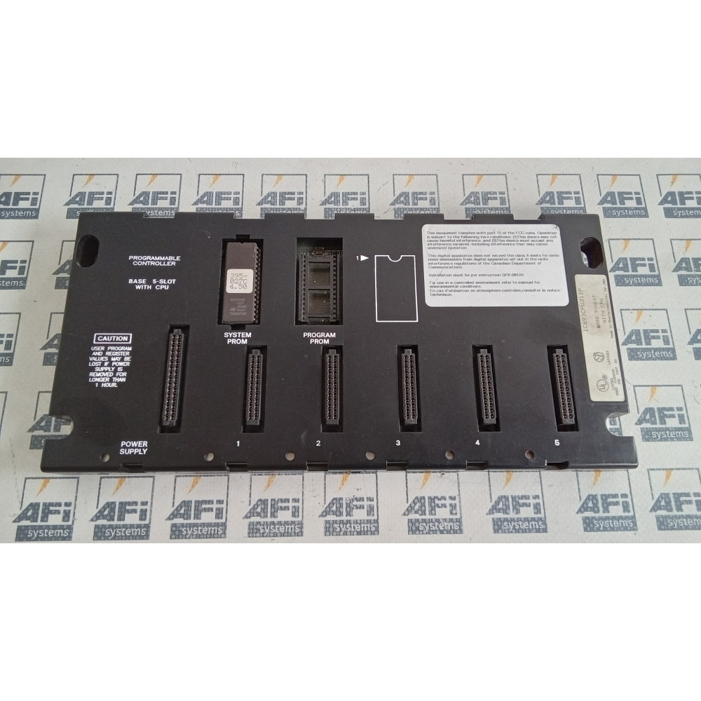 Fanuc IC693CPU311P Programmable Controller Base 5-Slot w/ CPU