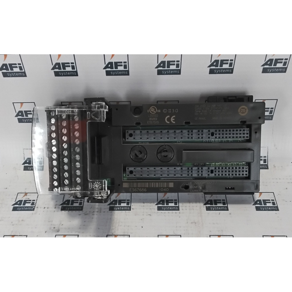 FANUC IC200CHS022B I/O CARRIER ASSEMBLY COMPACT I/O CARRIER BOX STYLE